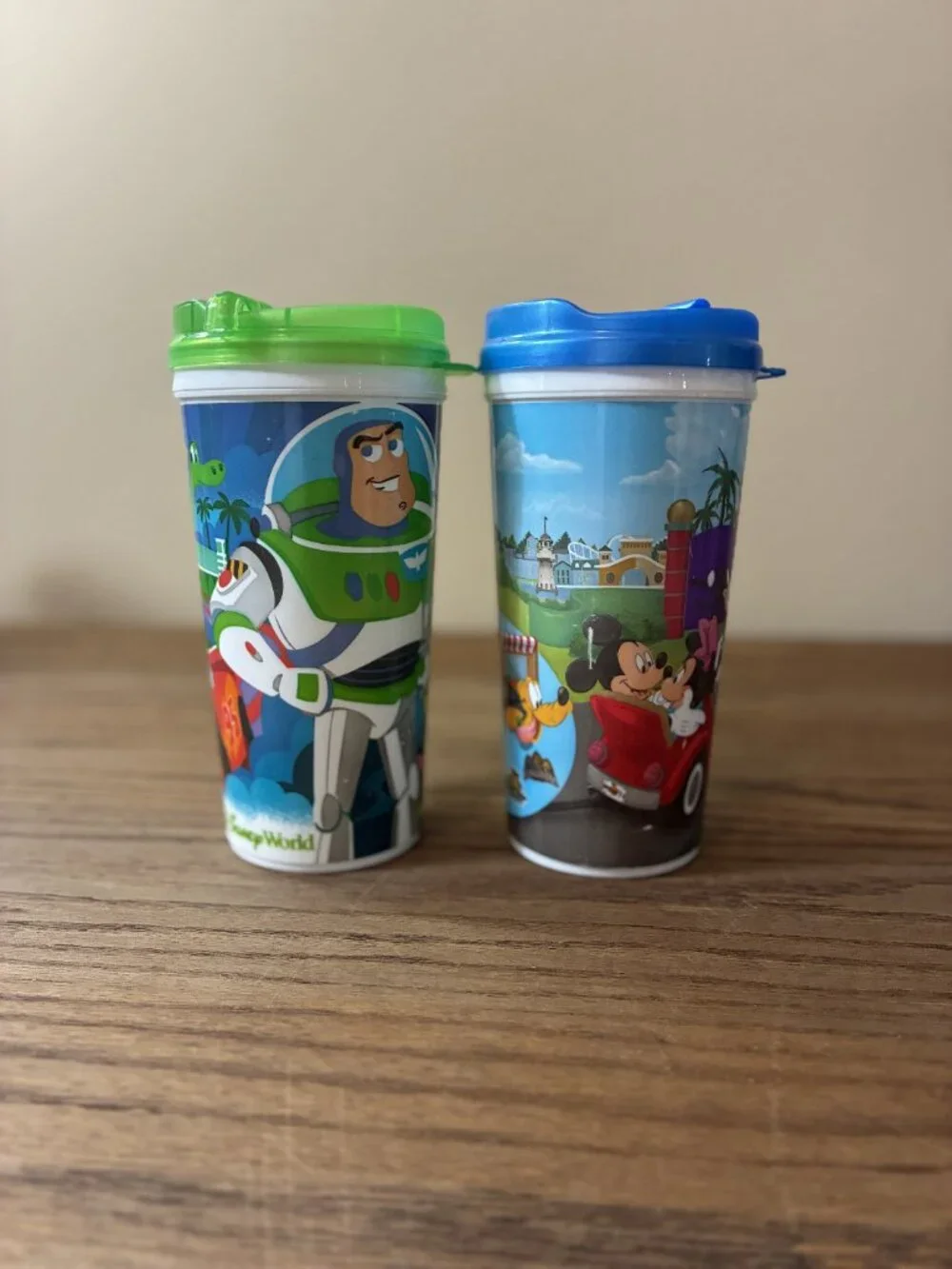 Walt Disney World Resort Reusable Refillable 16oz Mug; Lot of 6; Assorted